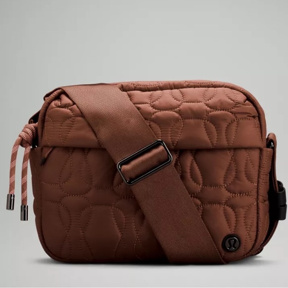 lululemon athletica Handbags - Lululemon Quilted Embrace Bag Vol 4L in Ancient Copper